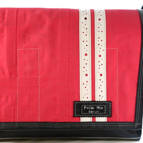 Pelle Mia Messengerbag Luma Budapester Red**