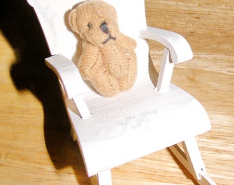 Dollhouse toy teddy bear brown