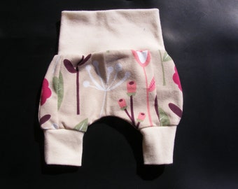 Pantalon de pompage pour bébés prématurés à partir de la taille. 40-50 beiges