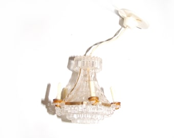 Lundby dollhouse lamp hanging lamp chandelier 70s