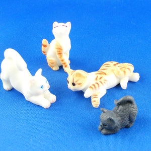 Puppenhaus Miniaturen Katzen Kätzchen Auswahl