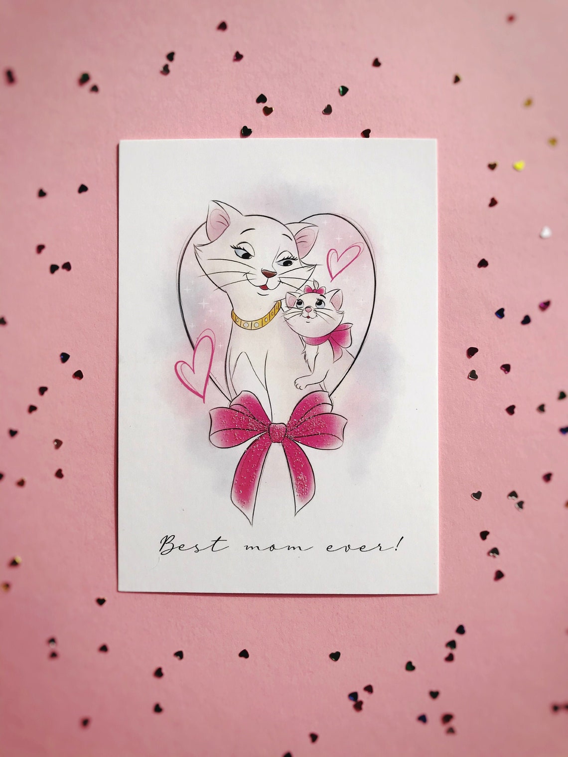 Disney Mother's Day Card Aristocats Marie Greeting Card | Etsy