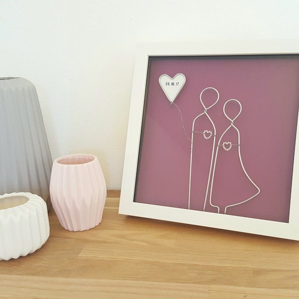 Wedding gift bride and groom *customizable*