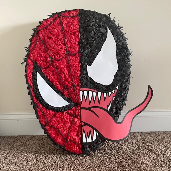 Spiderman Venom pinata, Spiderman Venom Party Supplies, Spiderman Venom party, Spiderman Venom   Decoration
