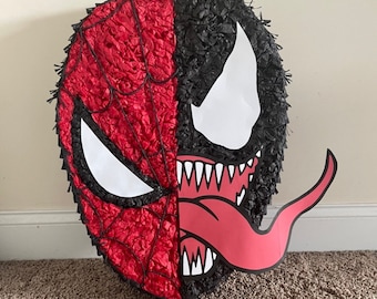 Spiderman Venom pinata, Spiderman Venom Party Supplies, Spiderman Venom party, Spiderman Venom   Decoration