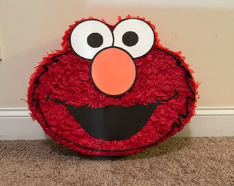 Red Monster Piñata, Elmo pinata, Sesame Street Piñata