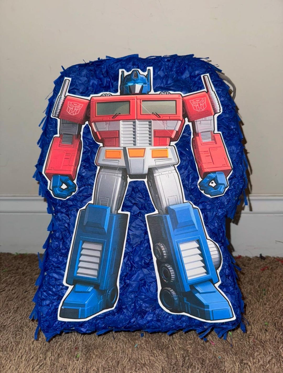 Autorobot Car Inspired Pinata, (small Size Pinata) - Etsy