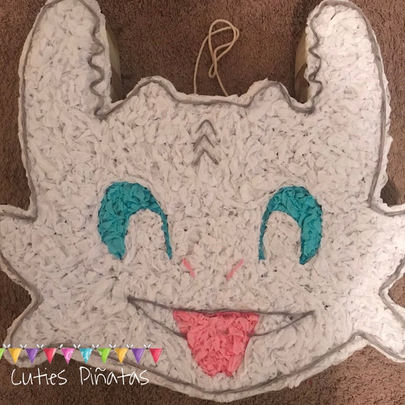 Light Fury Pinata How To Train Your Dragon Decorations How Etsy - roblox pinata roblox theme party roblox party supplies etsy