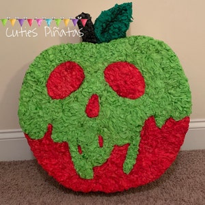 Poison Apple Pinata, Snow White Poison Apple Pinata, Snow White Theme Party, Snow White Decorations.