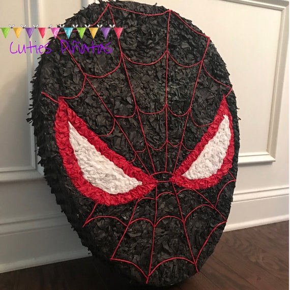 Spiderman Verse Pinata Spiderman Party Supplies Spiderman Etsy - spiderman shirt roblox template