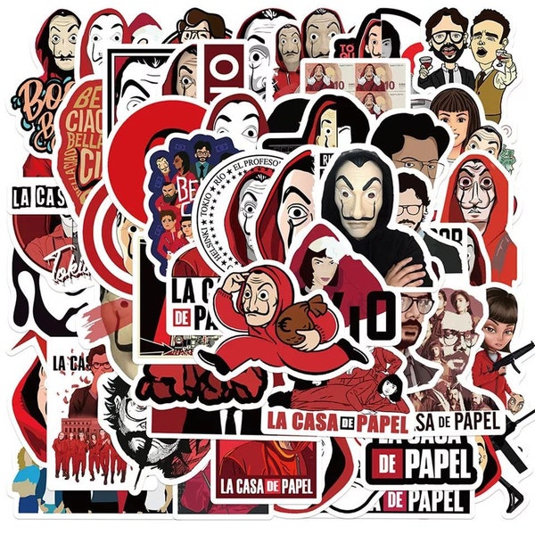 La Casa De Papel Sticker Etsy