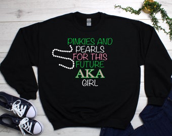 Pinkies and Pearls AKA Sorority SVG PNG: Greek Letter Cut File (Digital Download)
