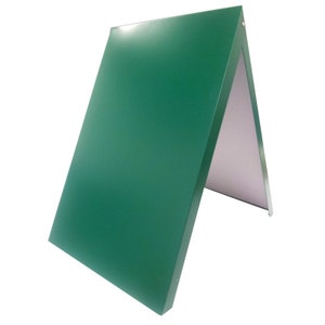 Werbeaufsteller Magnetisch Kundenstopper Kreidetafel Gehwegaufsteller Werbetafel Doppelseitig Metall Wasserfest 100x65 cm zum Aufdruck Green