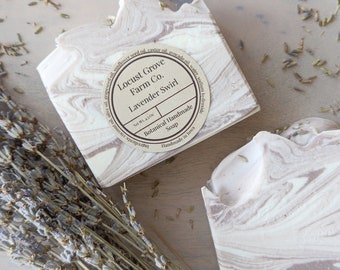 Lavender and Purple Brazilian Clay Botanical Soap