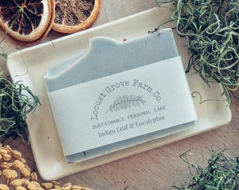 Indigo Leaf & Eucalyptus Handmade Soap