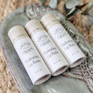 Hydrating Vegan Lip Balm with Hemp Seed Oil and Shea