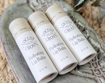 Hydrating Vegan Lip Balm with Hemp Seed Oil and Shea