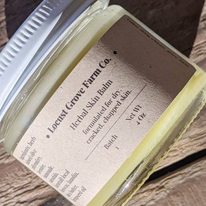 Herbal Skin Balm, A Must Have For Dry, Chapped Skin and New Moms
