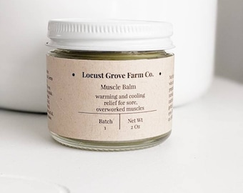Warming Muscle Balm with Arnica and Menthol