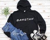 Bangtan Hoodie, BTS Hoodie, BTS Friends Tv Show Hooded Sweatshirt, Bangtan Sonyeondan Sweatshirt, BTS Boys Hoodie, Korean Fashion