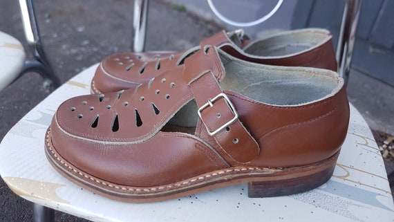 Deadstock Original Girls Leather Shoes