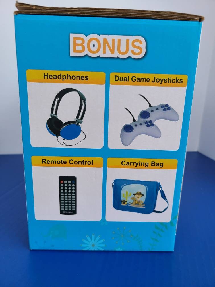 Kocaso Kid's Portable Dvd/game Player Etsy