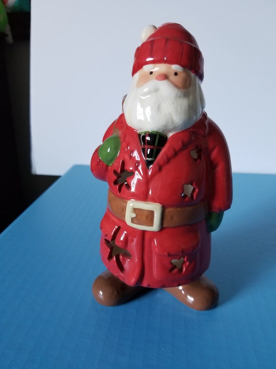 Avon Santa candle holder | Etsy Avon santa bottle | Etsy