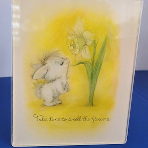 Hallmark acrylic mounted card.