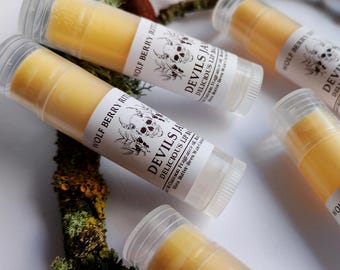 Devils Jam Berry Lip Balm: Wild Bramble, Hand poured, Sweet and comforting, Soothing Chapstick