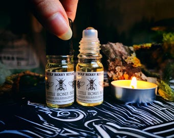 Little Honey Bees Perfume Oil: Creamy Vanilla Citrus Scent, Scented gift for her