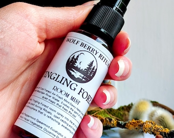 Tingling Forest Room Mist: Uplifting Eucalyptus, Home Fragrances, Witchcraft Sprays