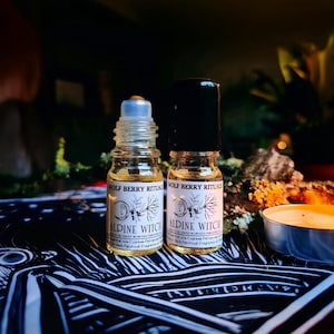 Aceite perfumado de bruja alpina: Musgo, vainilla, aromas especiados, fragancia de brujería