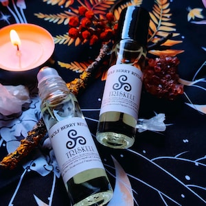 Triskele Forest Perfume Oil: Zesty and earthy fragrance, Pagan Ritual oils
