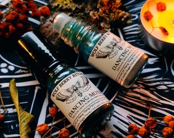 Dancing Moth Parfümöl: Ylang Ylang und Patchouli, Schimmernde Fantasiedüfte