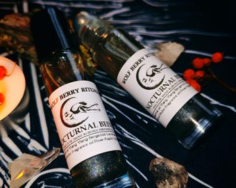 Nocturnal Wesen Parfümöl: Weihrauch und fruchtige Aromen, Mythische dunkle Düfte, Ritual Parfums