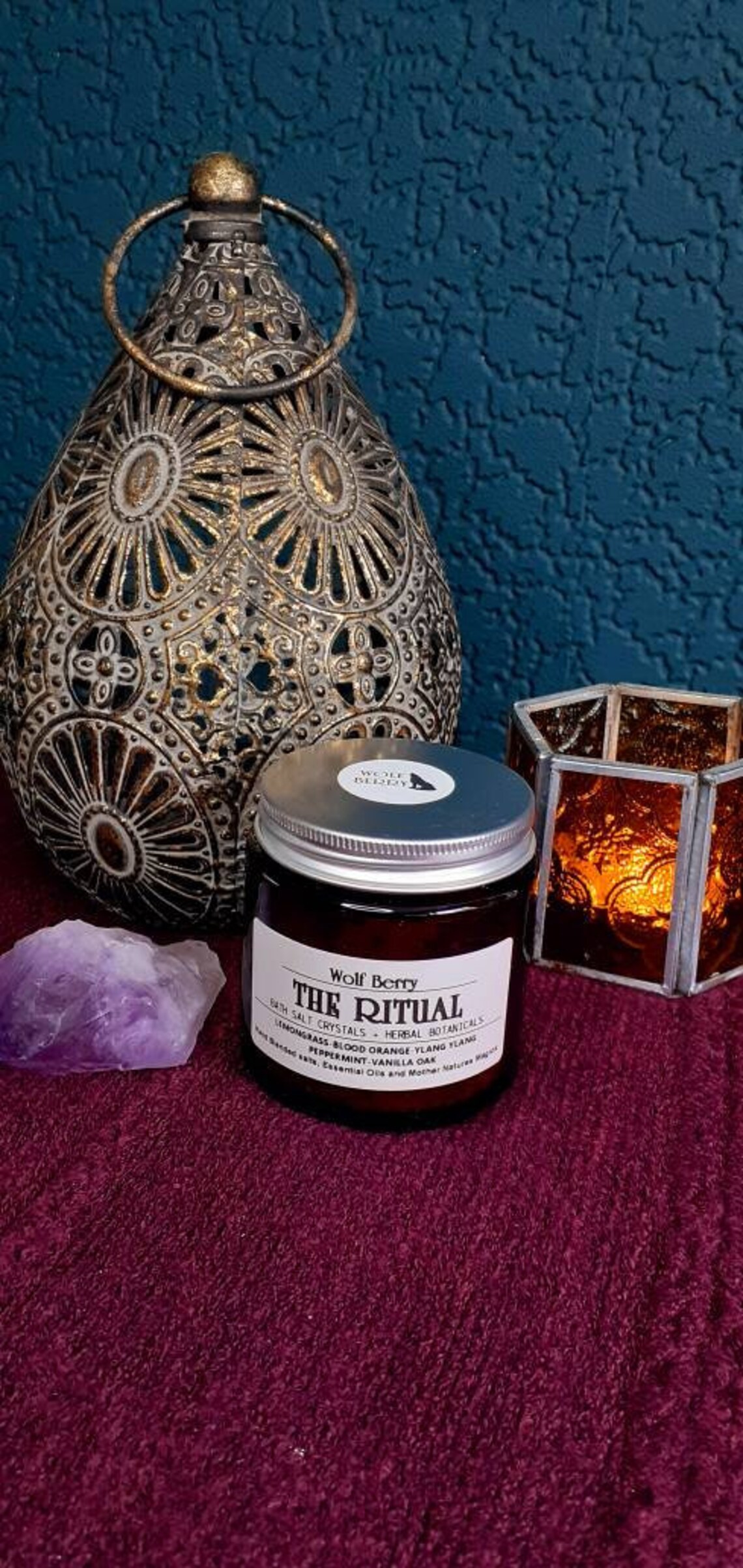THE RITUAL bath salt crystals and herbal botanicals self Etsy