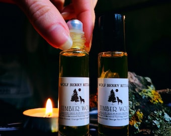 Timber Wolf Parfümöl - Zitrus & erdig Unisex Duft, Woodland Indie Duft, witchy Parfüm
