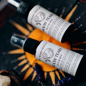 Moon Tears Pillow Mist: Lavender Citrus Linen Spray, Witchcraft Fragrance