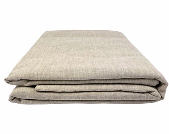 Draps de lin sans élastique 100% lin naturel lavé à la pierre, lin biologique lavé à la pierre, drap plat en lin, drap de lit plat UE