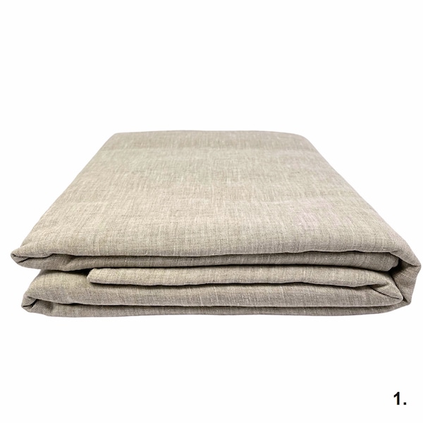Linen Sheets without Elastic 100% Stonewashed Natural Linen, Throw Linen Organic Stonewashed, linen flat sheet, Flat bed sheet EU