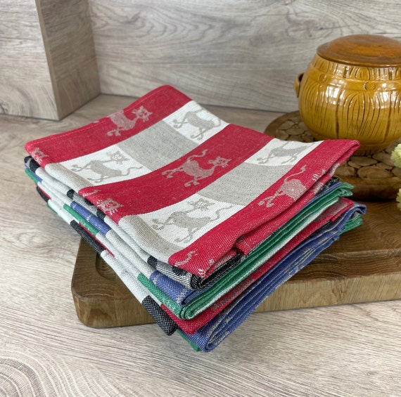 Cotton Kitchen Towels - All Cotton and Linen