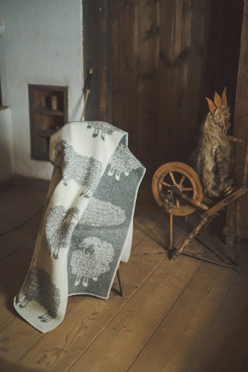 Multiple Colors Wool Blanket Natural New Zealand Wool Etsy