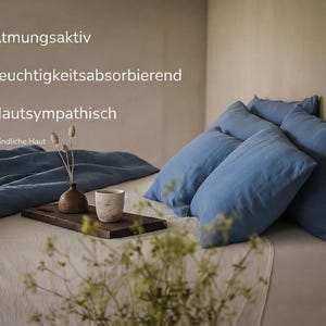 Washed Linen Bedding Set: Pure European Linen Duvet Cover image 12