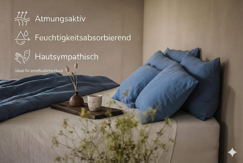 Washed Linen Bedding Set: Pure European Linen Duvet Cover image 12