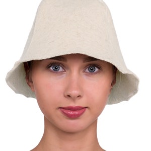 Sauna Hat 100% Natural Wool Felt with Hook, Great Gift, the Highest Qualityt, Saunahut image 5