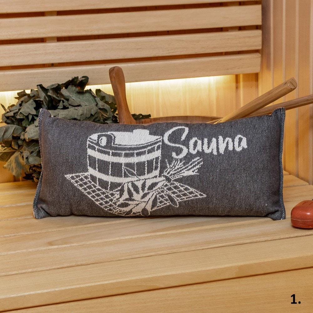 Ger3as Saunakussen, reiskussen, katoen, 100% saunakussen, 50 x 22 cm