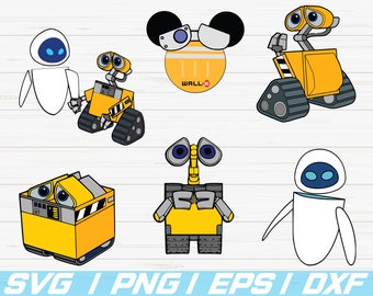 Wall E Svg Etsy