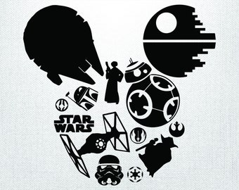 Download Star wars silhouette | Etsy