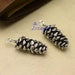 3PCS Antique silver 3D Pine cone charms. Large Pine cone pendants. DH9910 