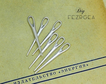 30 PCS antike Silber Nähen Charms. Nadel Charms Nähen Anhänger. CM1004